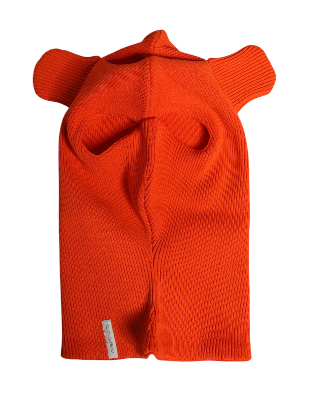 Orange Cotton Whole Head Wrap Balaclava Hat