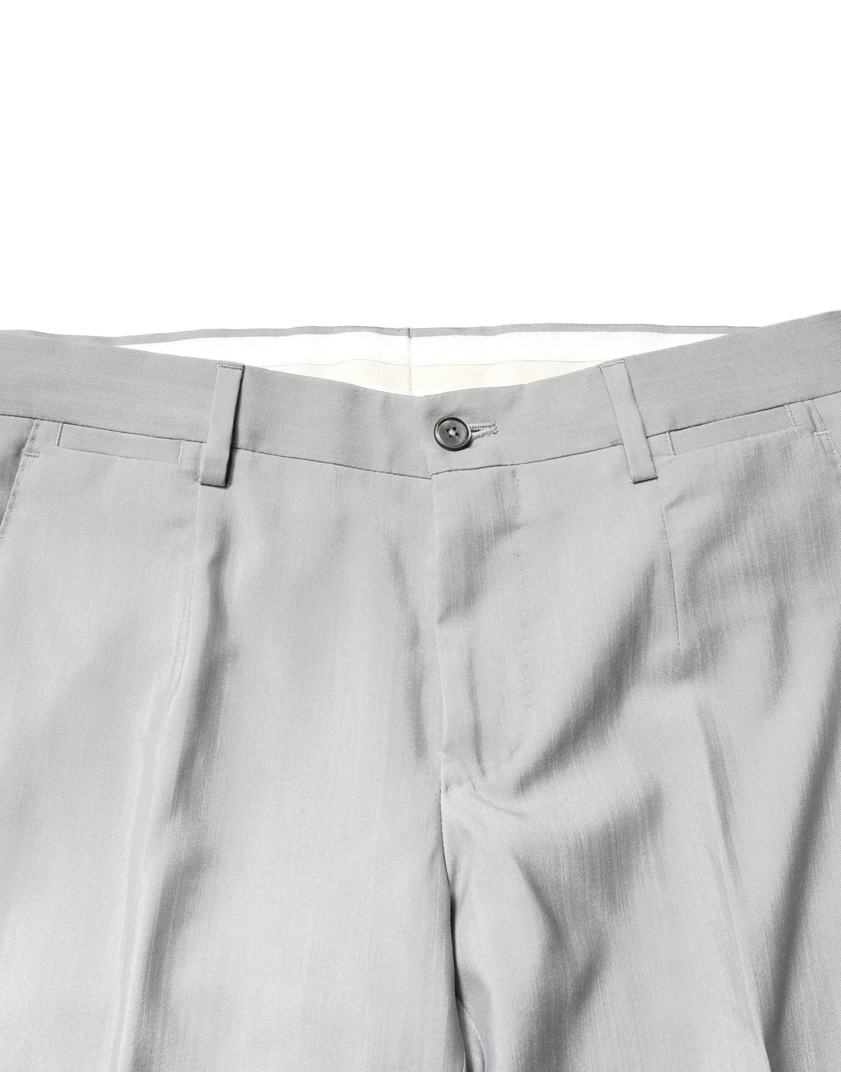 Light Gray Wool GOLD 2 Piece Formal Suit