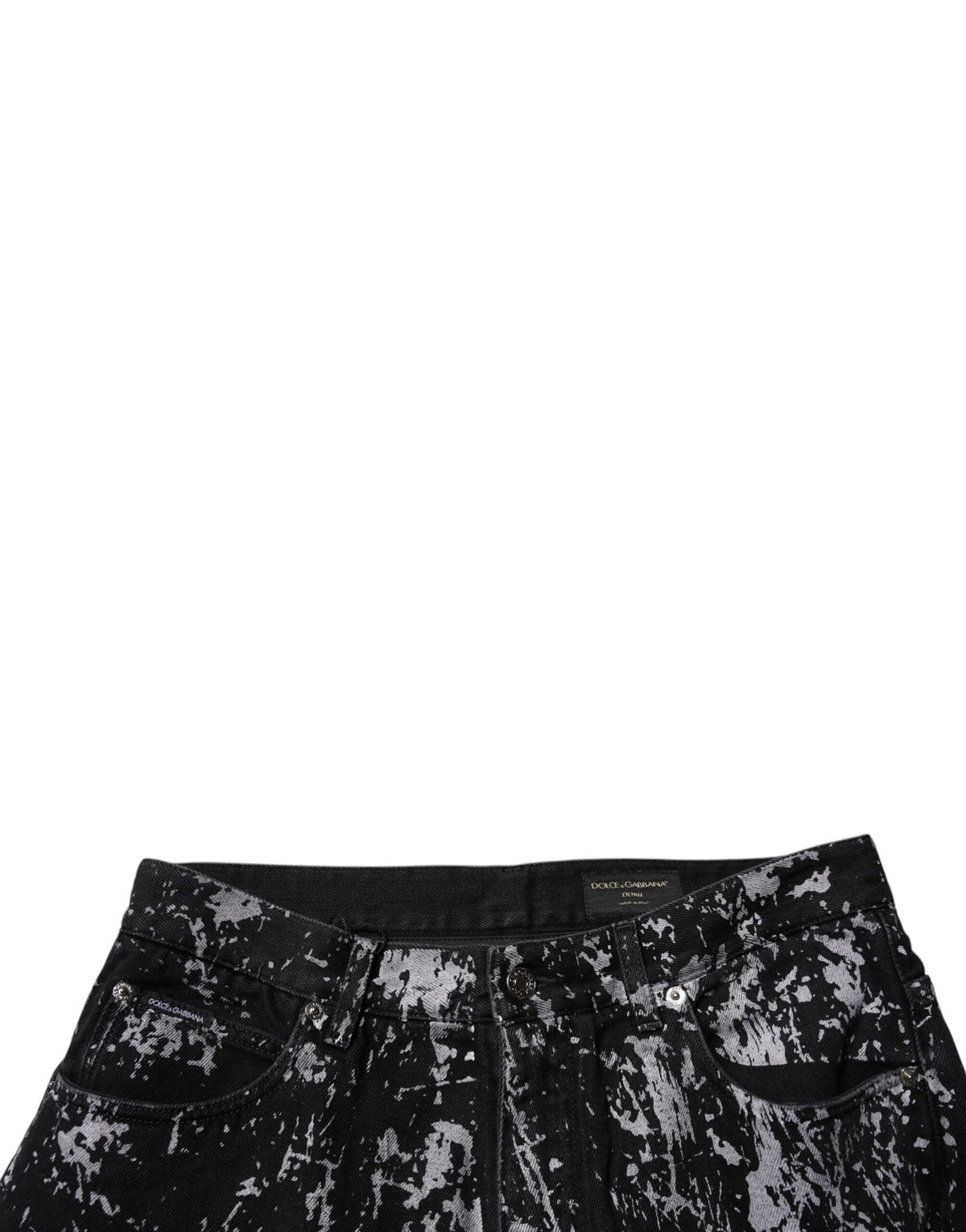 Dark Gray Tie Dye Cotton Straight Men Denim Jeans