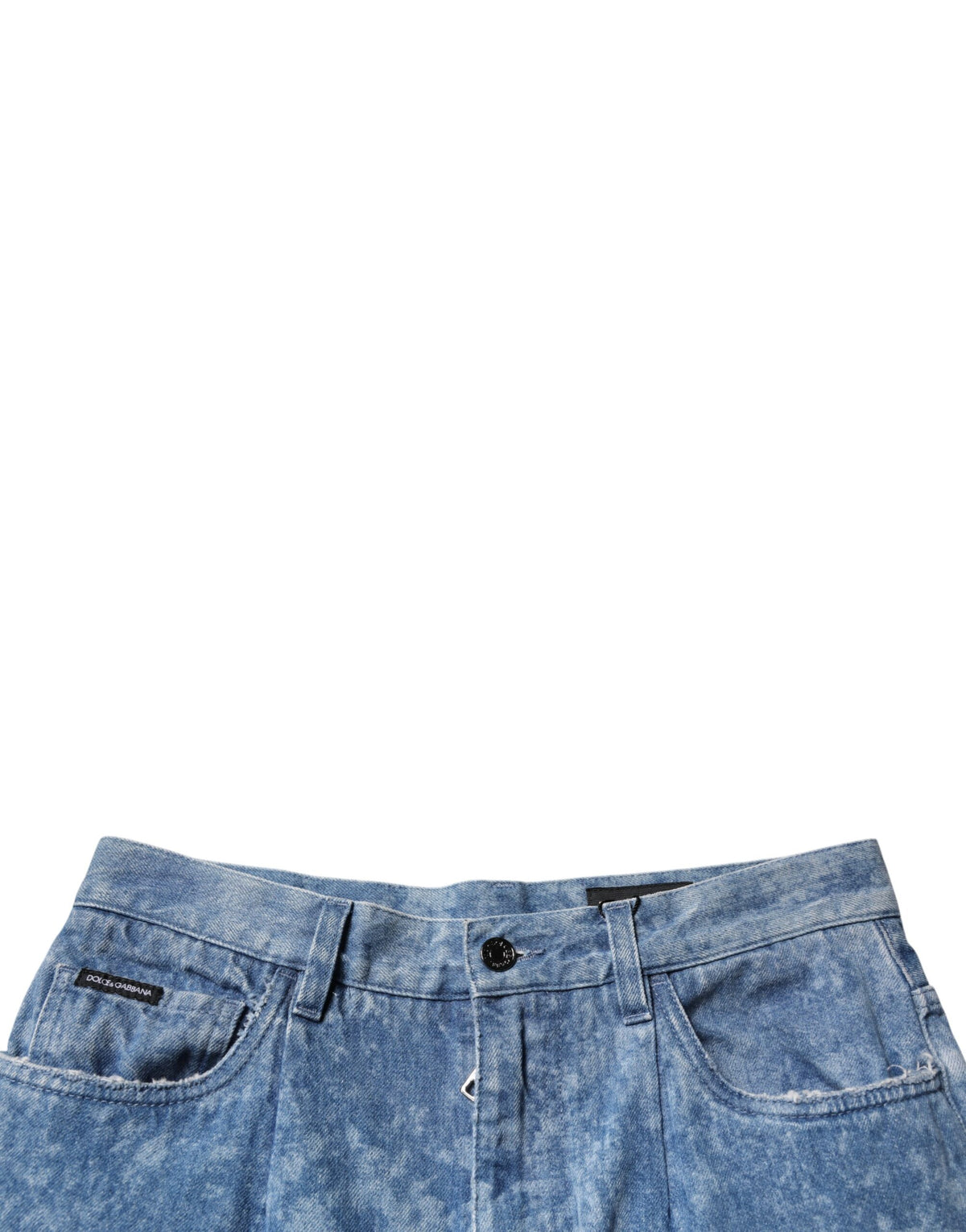 Blue Tie Dye Cotton Skinny Men Denim Jeans