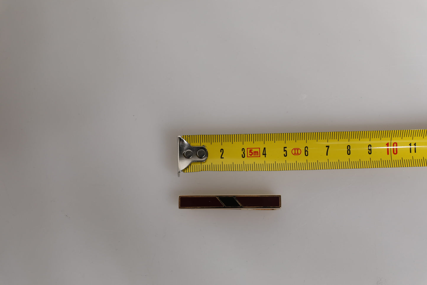Multicolor Gold Tone Brass Tie Clip Bar