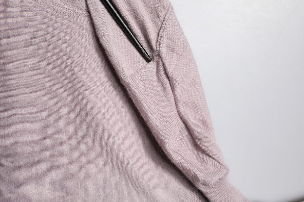 Brown Cashmere Turtleneck Pullover Sweater