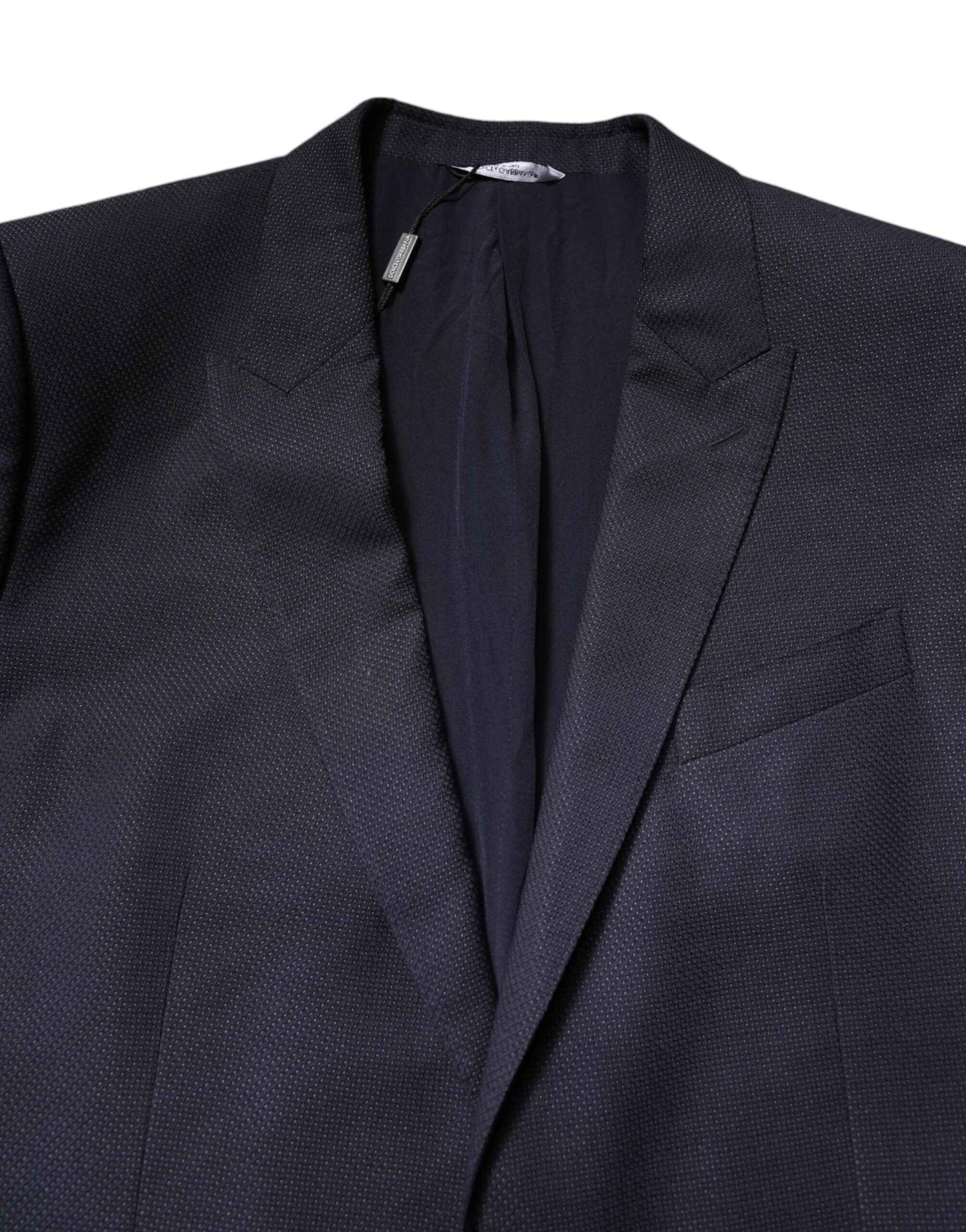 Black Wool Single Breasted Coat Blazer Suit