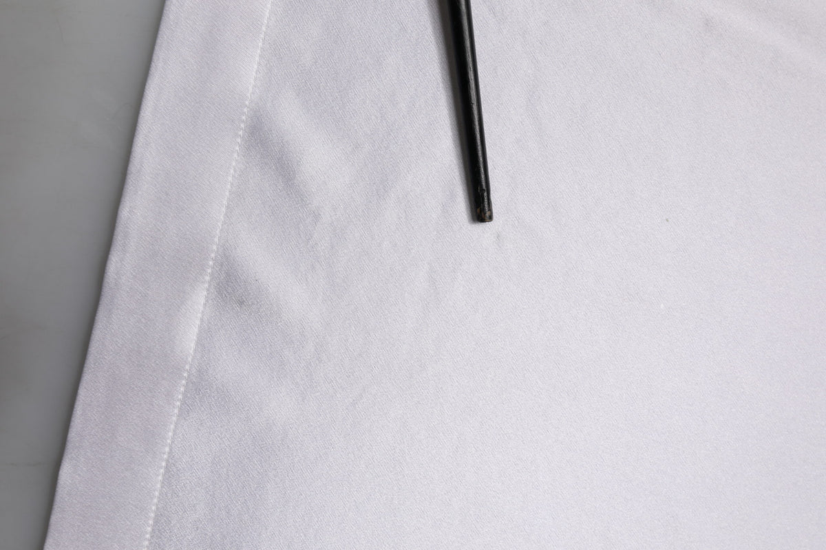 White Satin Silk Men Pajama Set Sleepwear