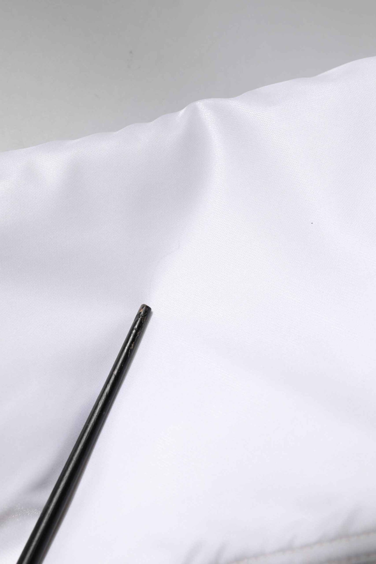 White Nylon Full Zip Cropped Bomber Jacket