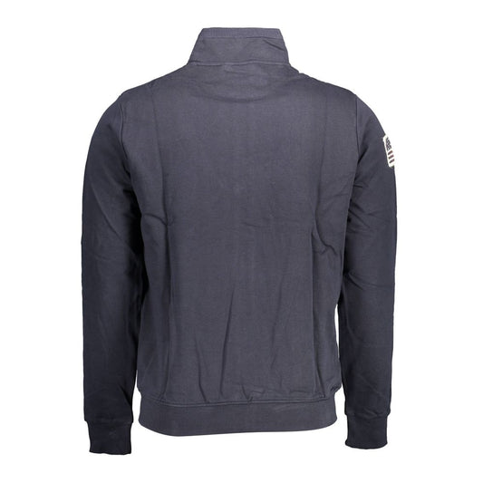 Blue Cotton Men's Sweatshirt