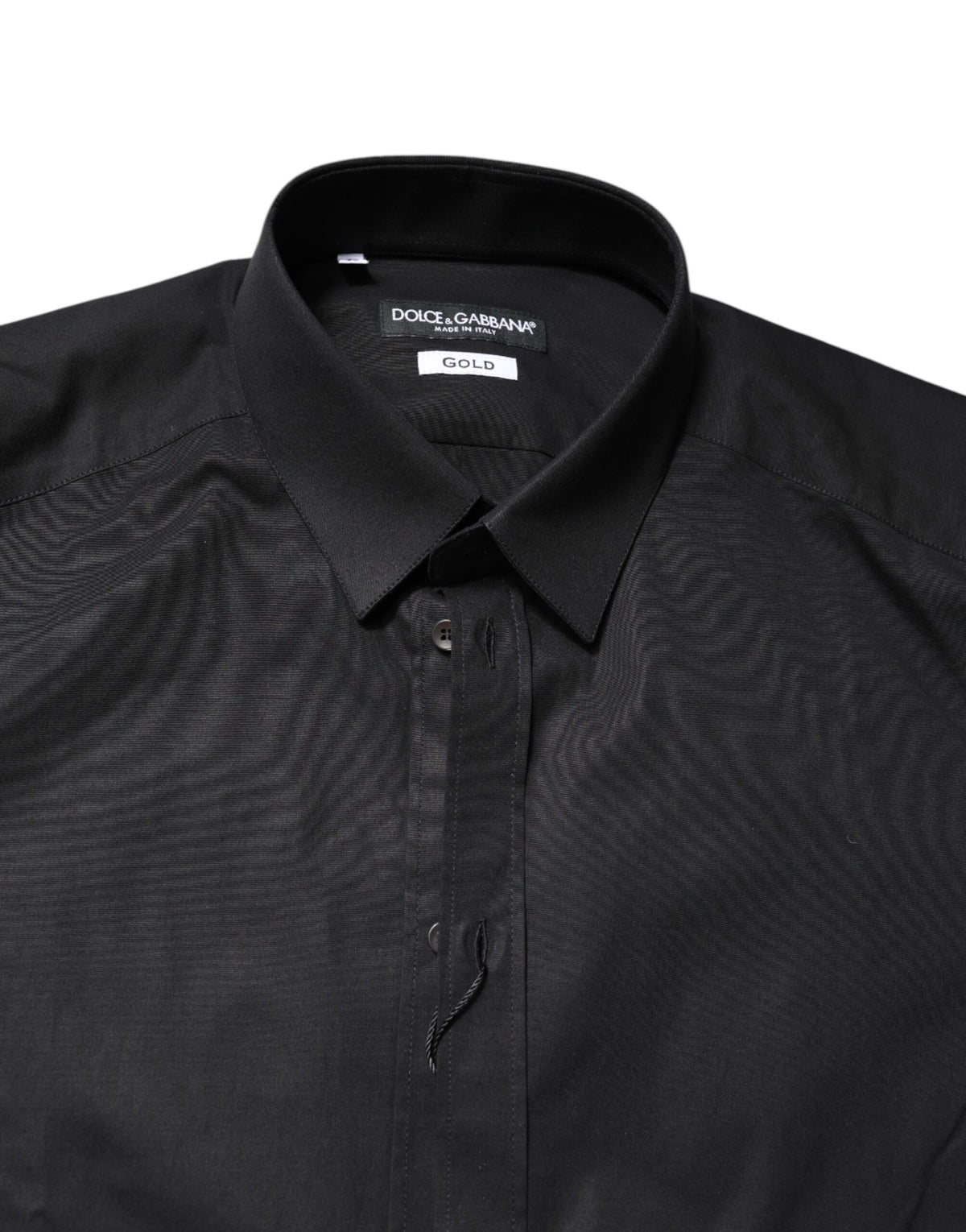 Black GOLD Cotton Long Sleeves Dress Shirt