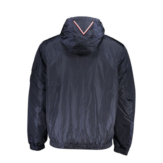 Blue Nylon Men's Jacket