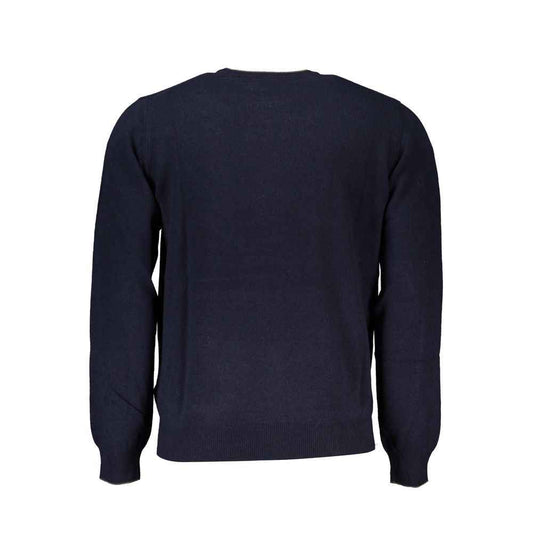 Blu Viscosa Uomo Maglia