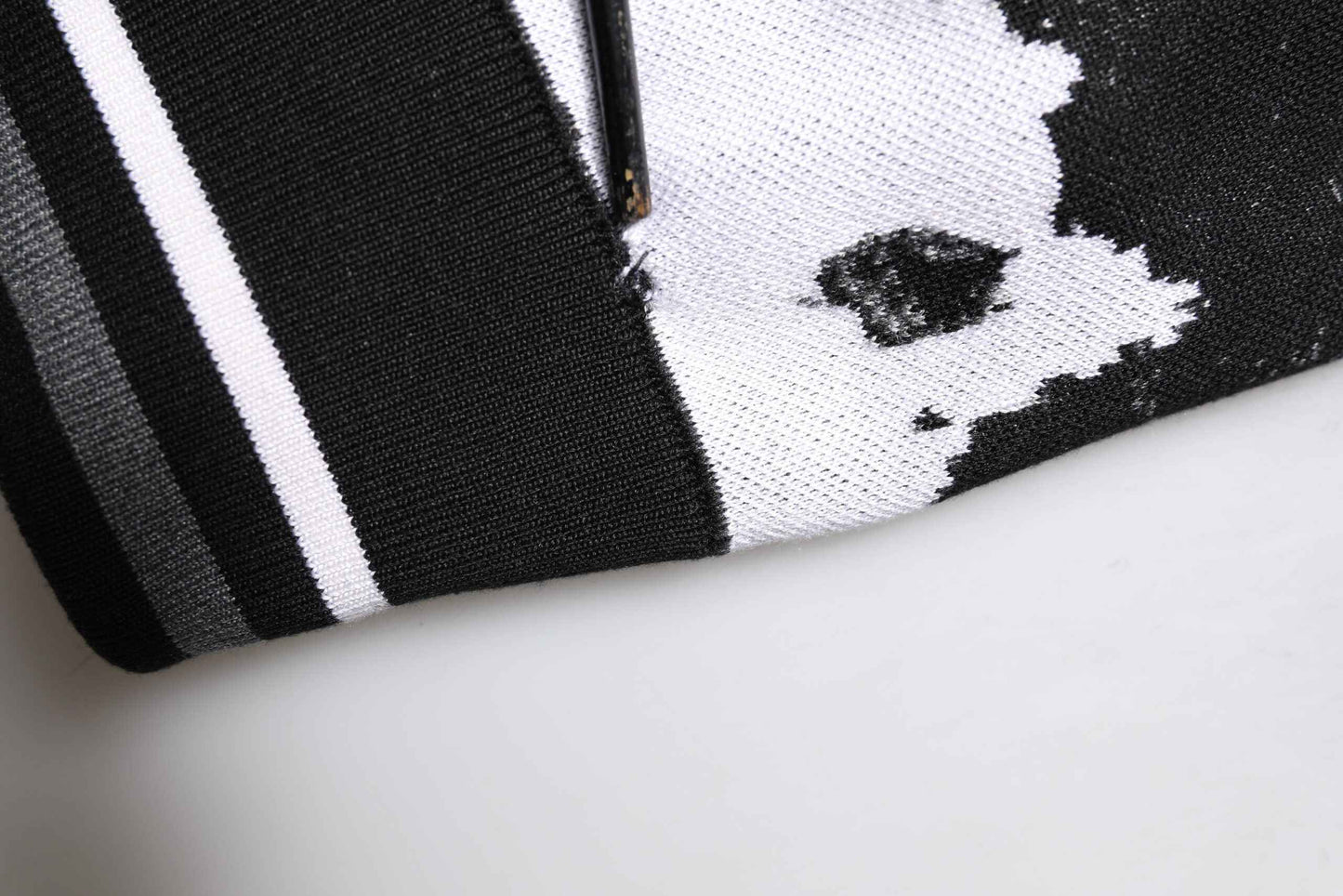 Multicolor Logo Crew Neck Pullover Sweater