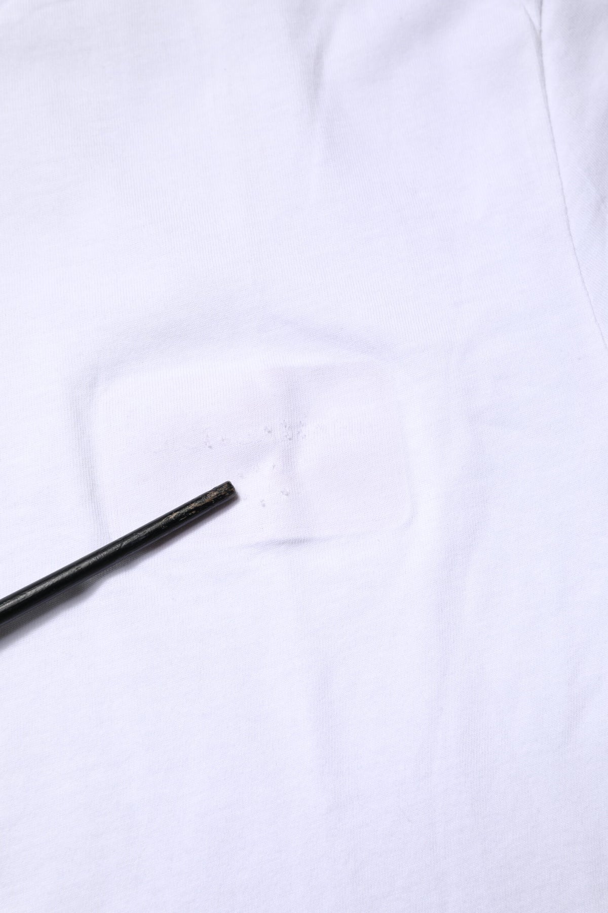 White Cotton Crew Neck Short Sleeves T-shirt
