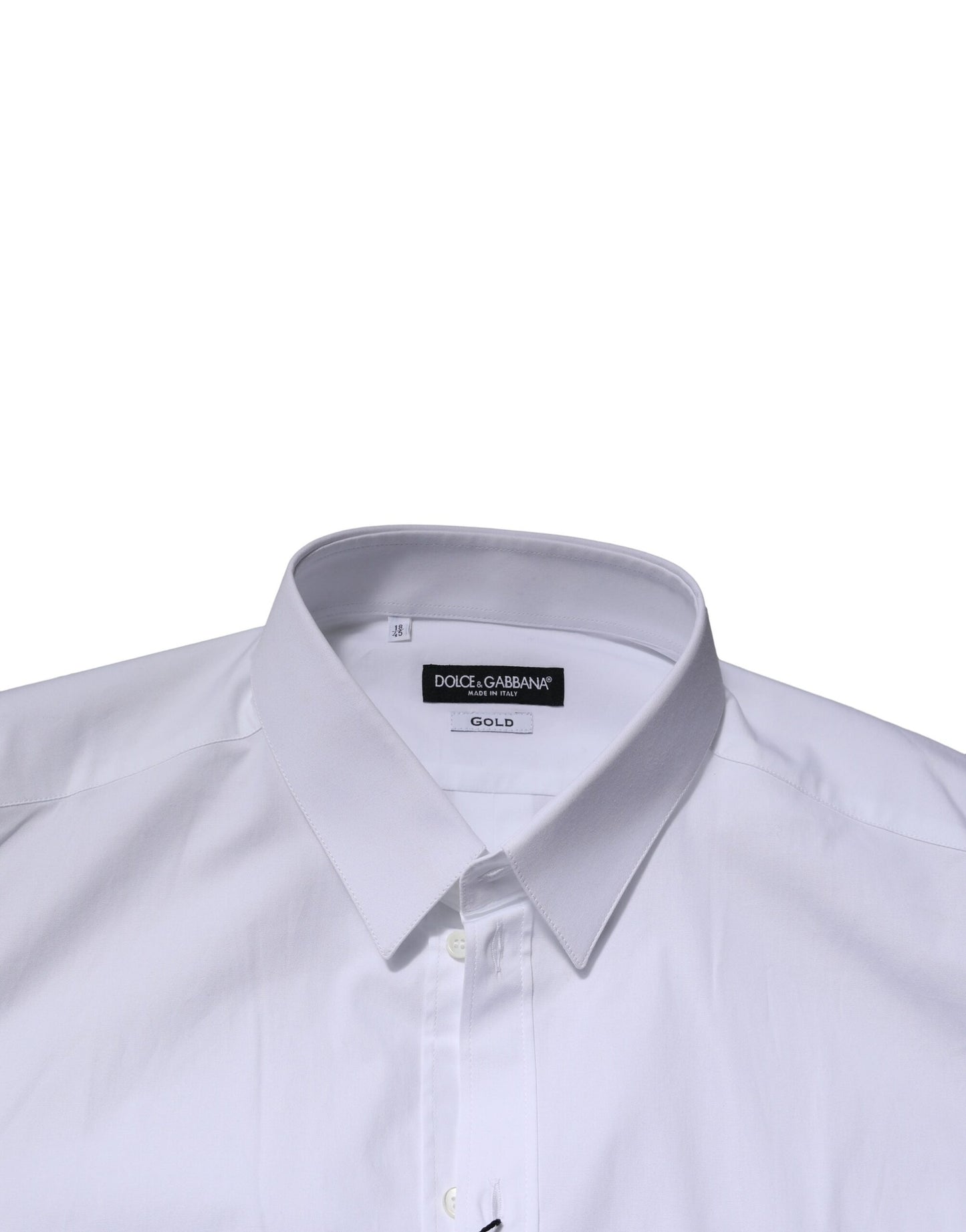 White GOLD Long Sleeves Dress Formal Shirt