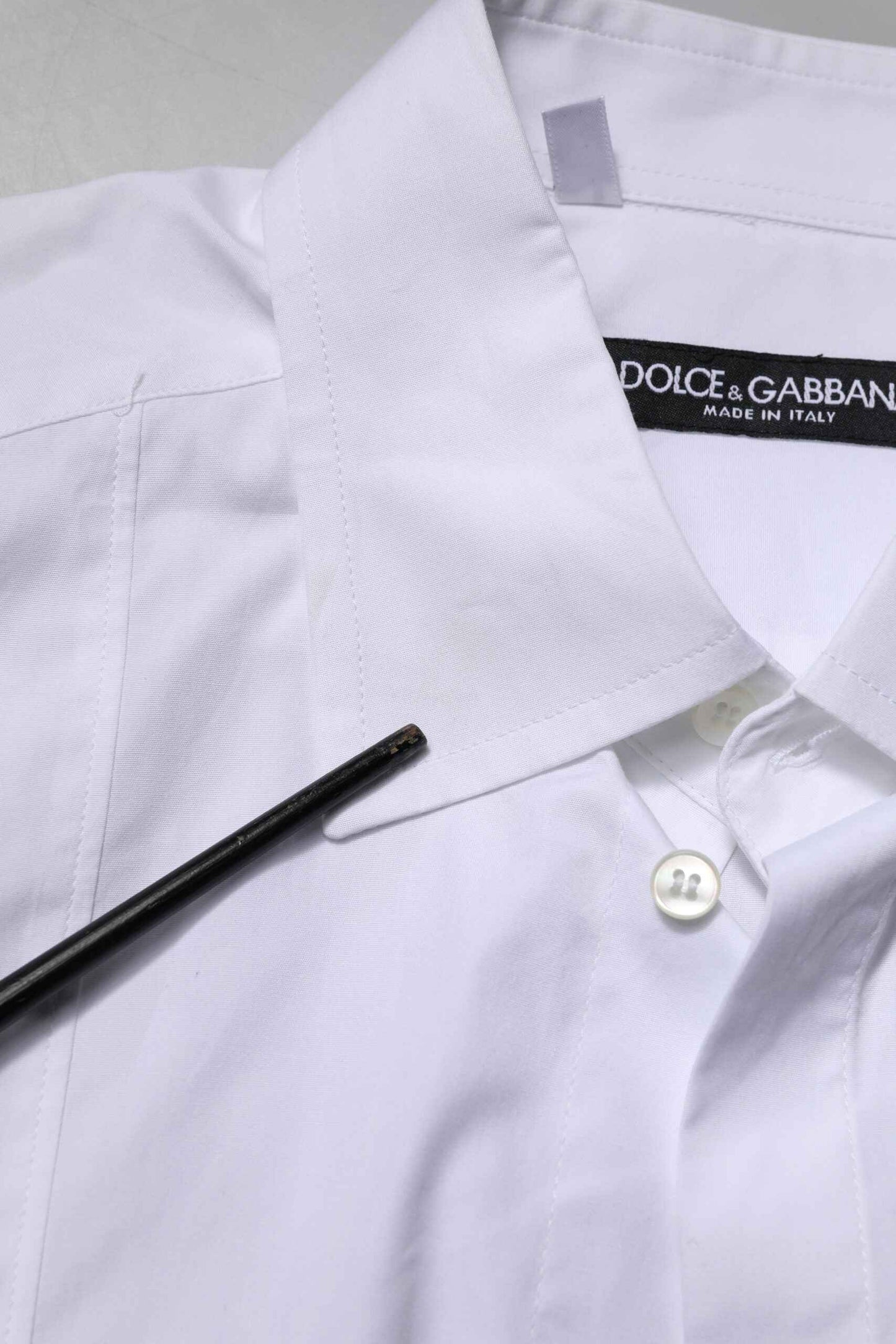 White Cotton Short Sleeves Dress Formal Shirt
