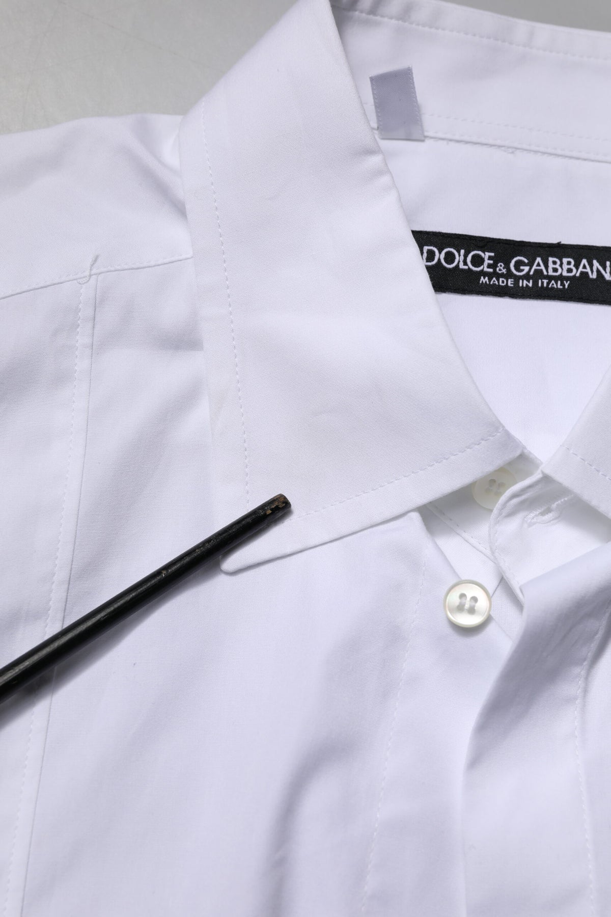 White Cotton Short Sleeves Dress Formal Shirt