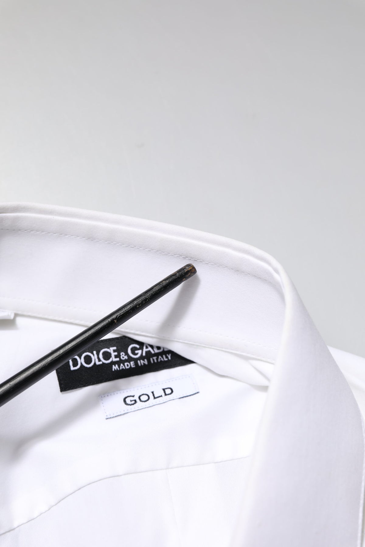 White GOLD Long Sleeves Dress Formal Shirt