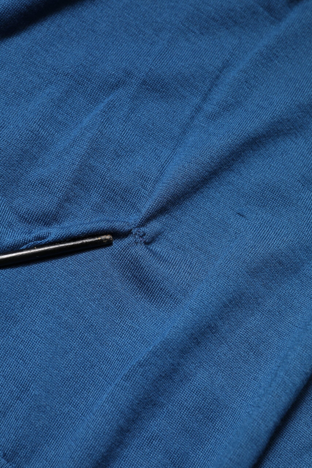 Blue Cashmere Crew Neck Sweatshirt Sweater
