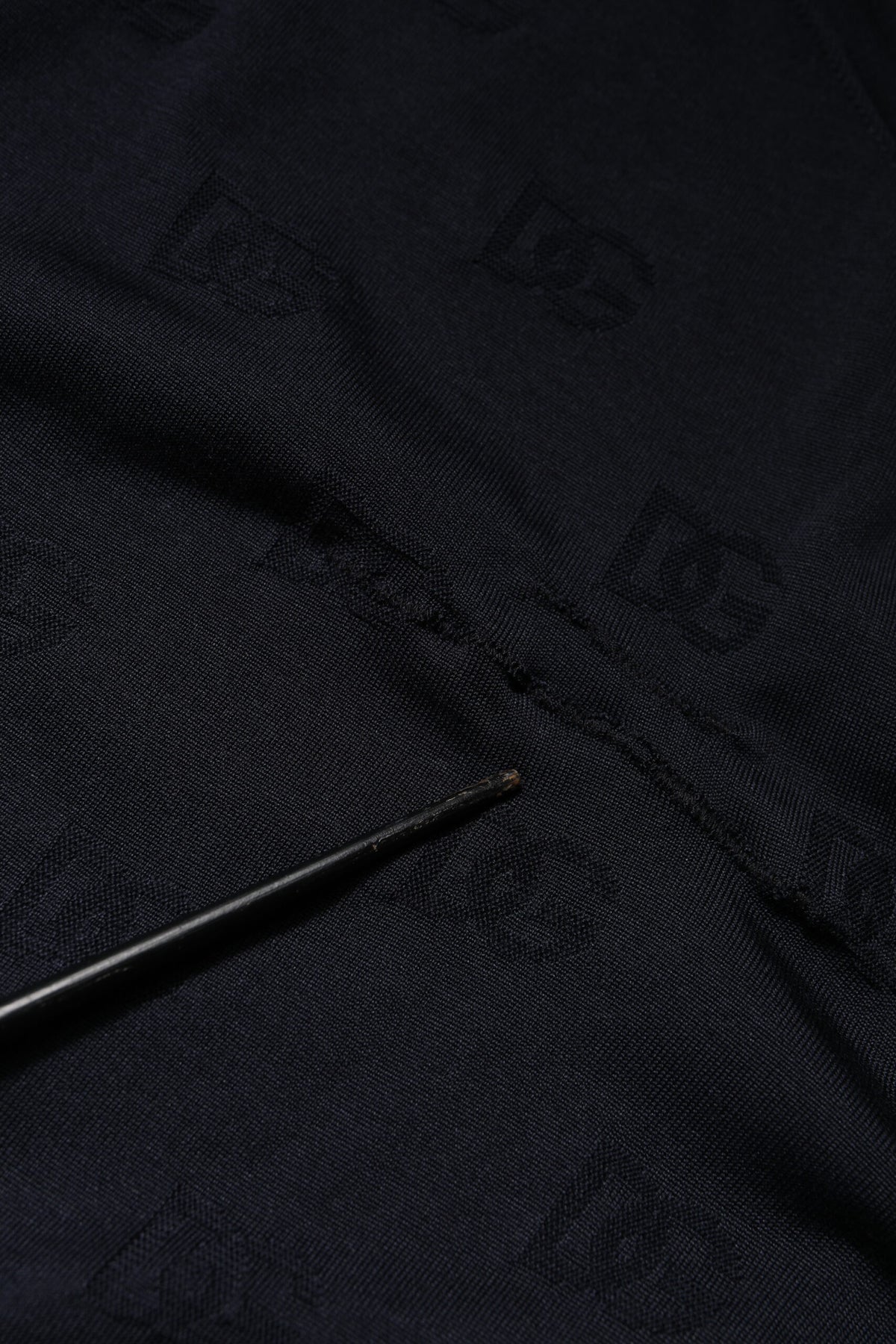Black Silk Crew Neck Sweatshirt Sweater