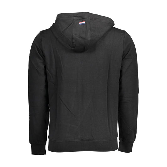 Black Cotton Men's Sweatshirt