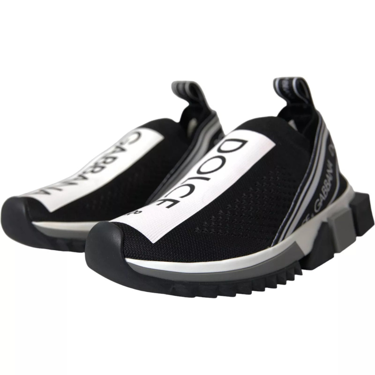 Black White Slip On Sorrento Sneakers Shoes