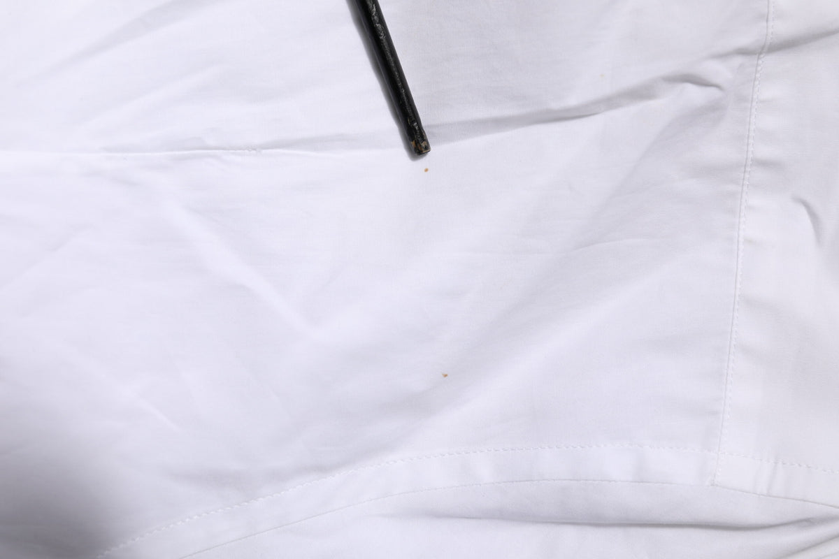 White Cotton GOLD Long Sleeves Formal Shirt