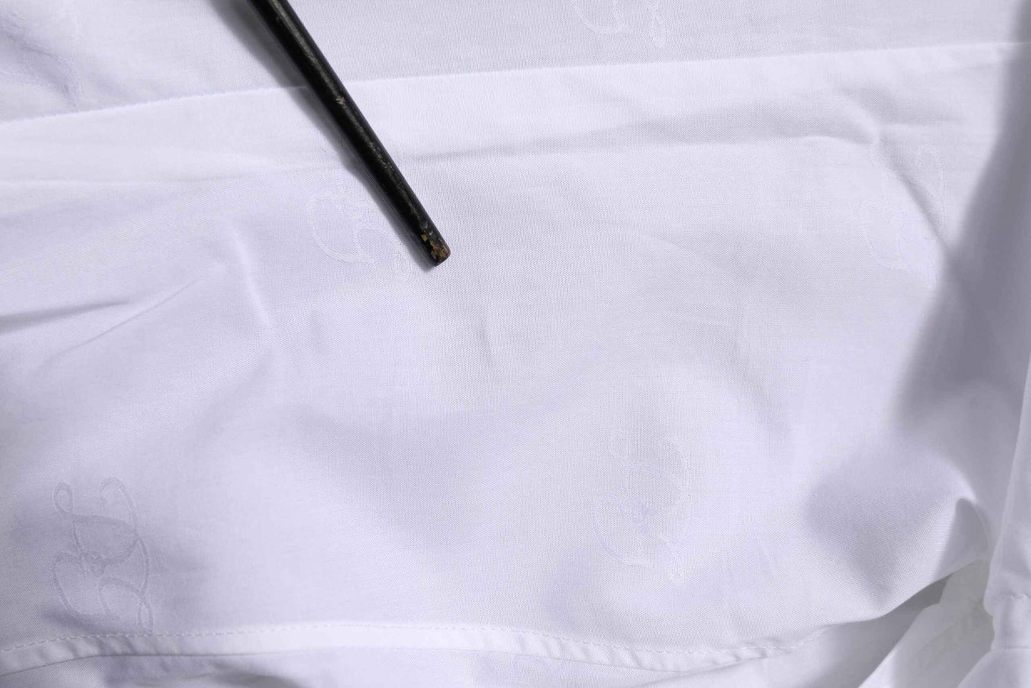 White Cotton GOLD Long Sleeves Formal Shirt