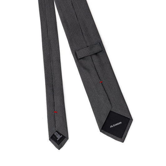 Gray Silk Tie