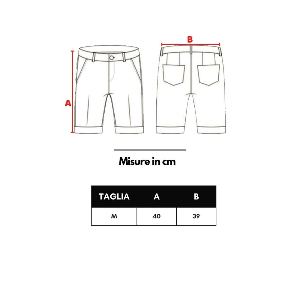 Red Polyester Swim Shorts