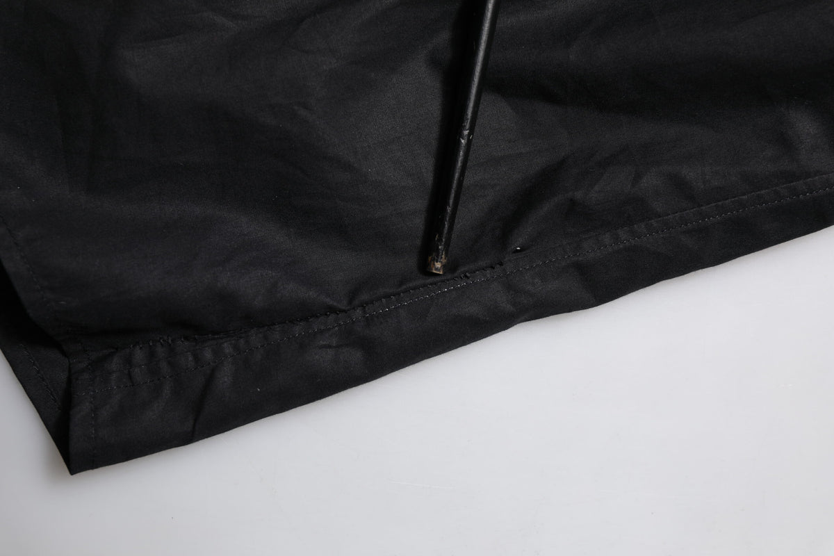 Black Cotton GOLD Long Sleeves Dress Shirt