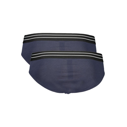 Blue Cotton Men's Brief