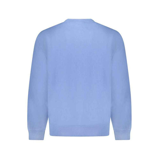 Blue Cotton Men's Sweatshirt