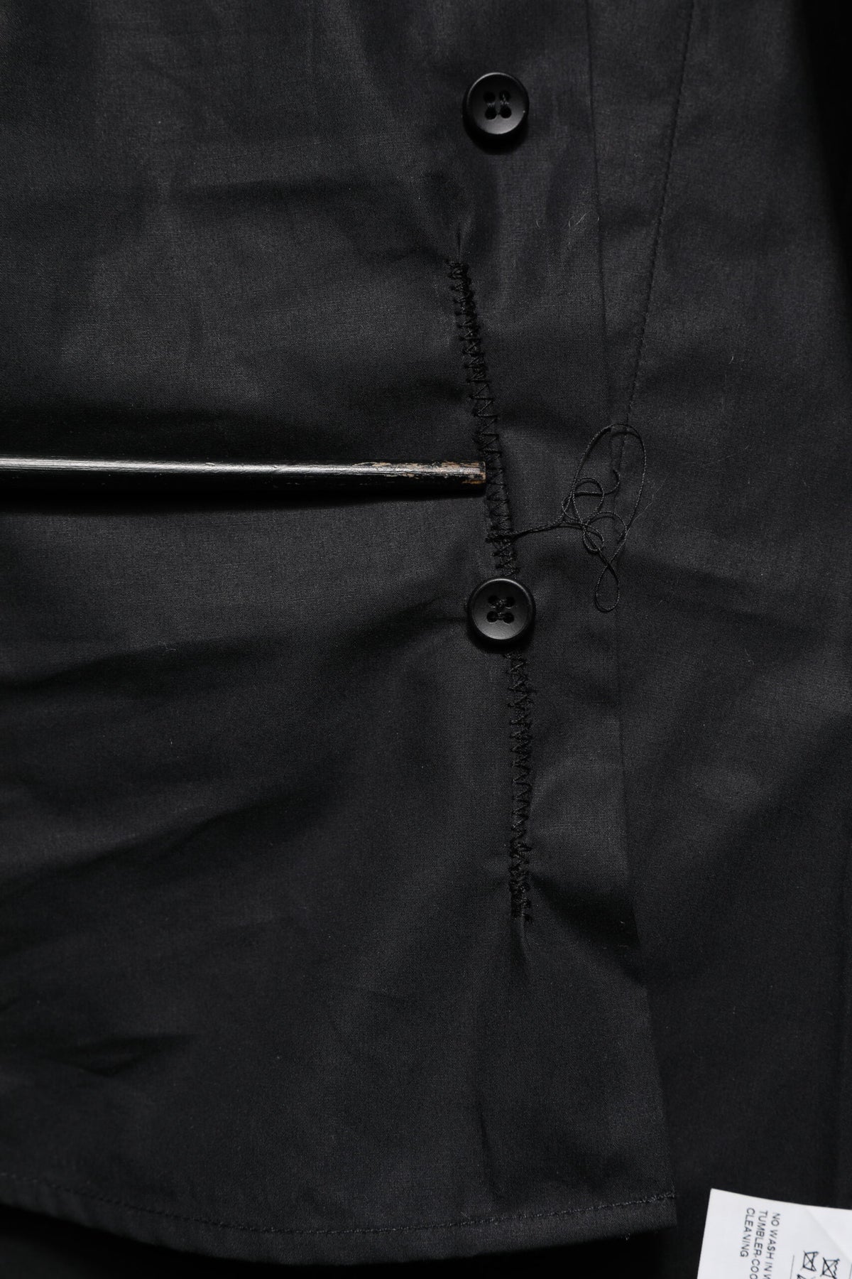 Black Cotton GOLD Long Sleeves Dress Shirt