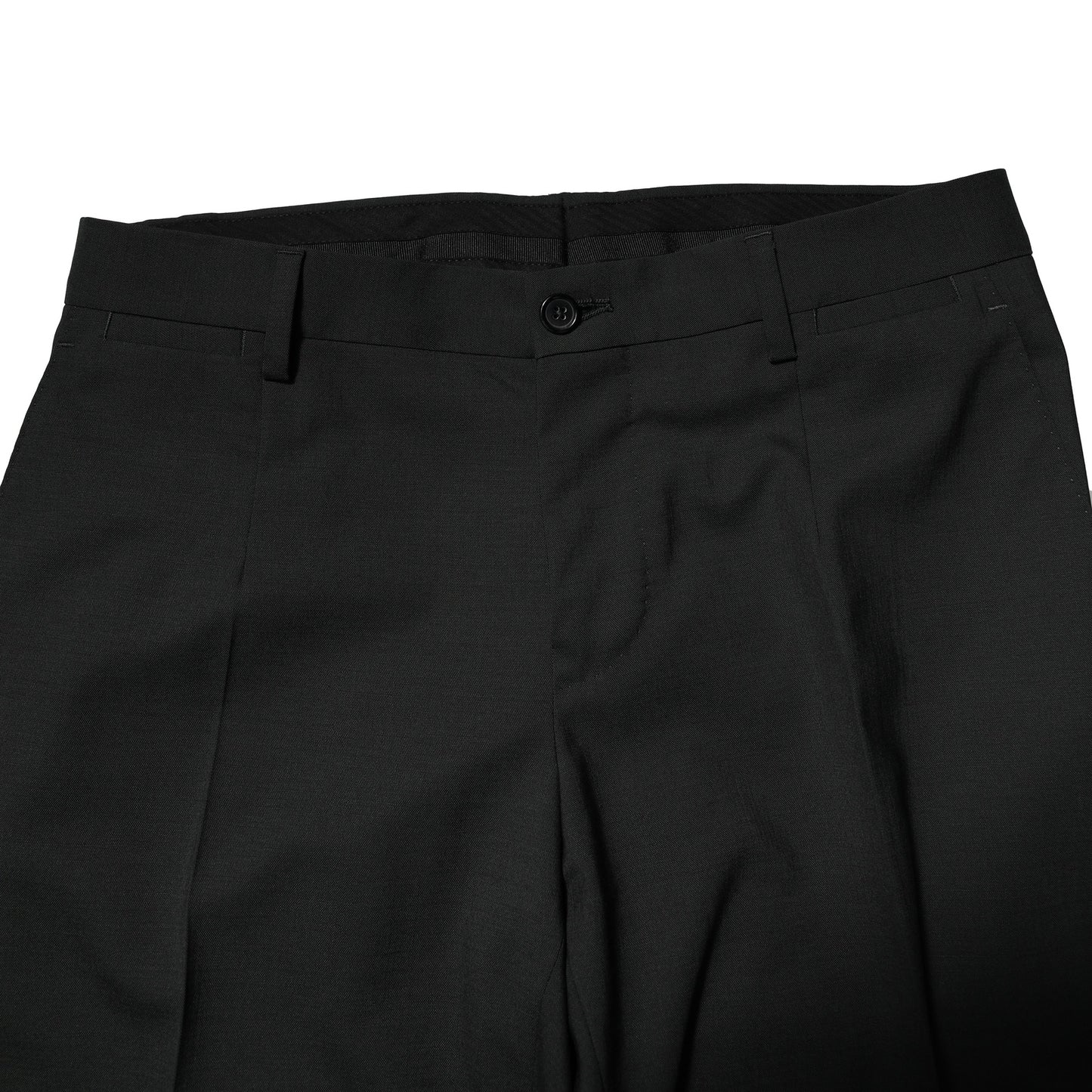 Black Wool 2 Piece Single Breasted Suit