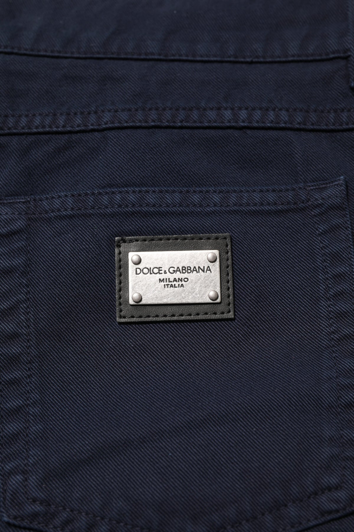 Black Cotton Tapered Denim Jeans