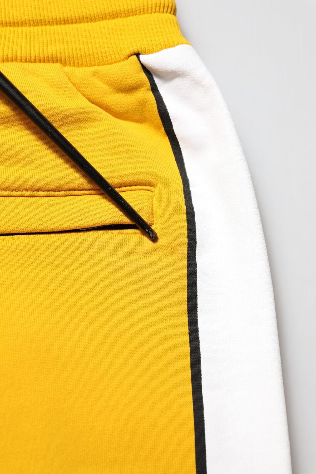 Yellow Cotton Logo Jogger Sweatpants Pants