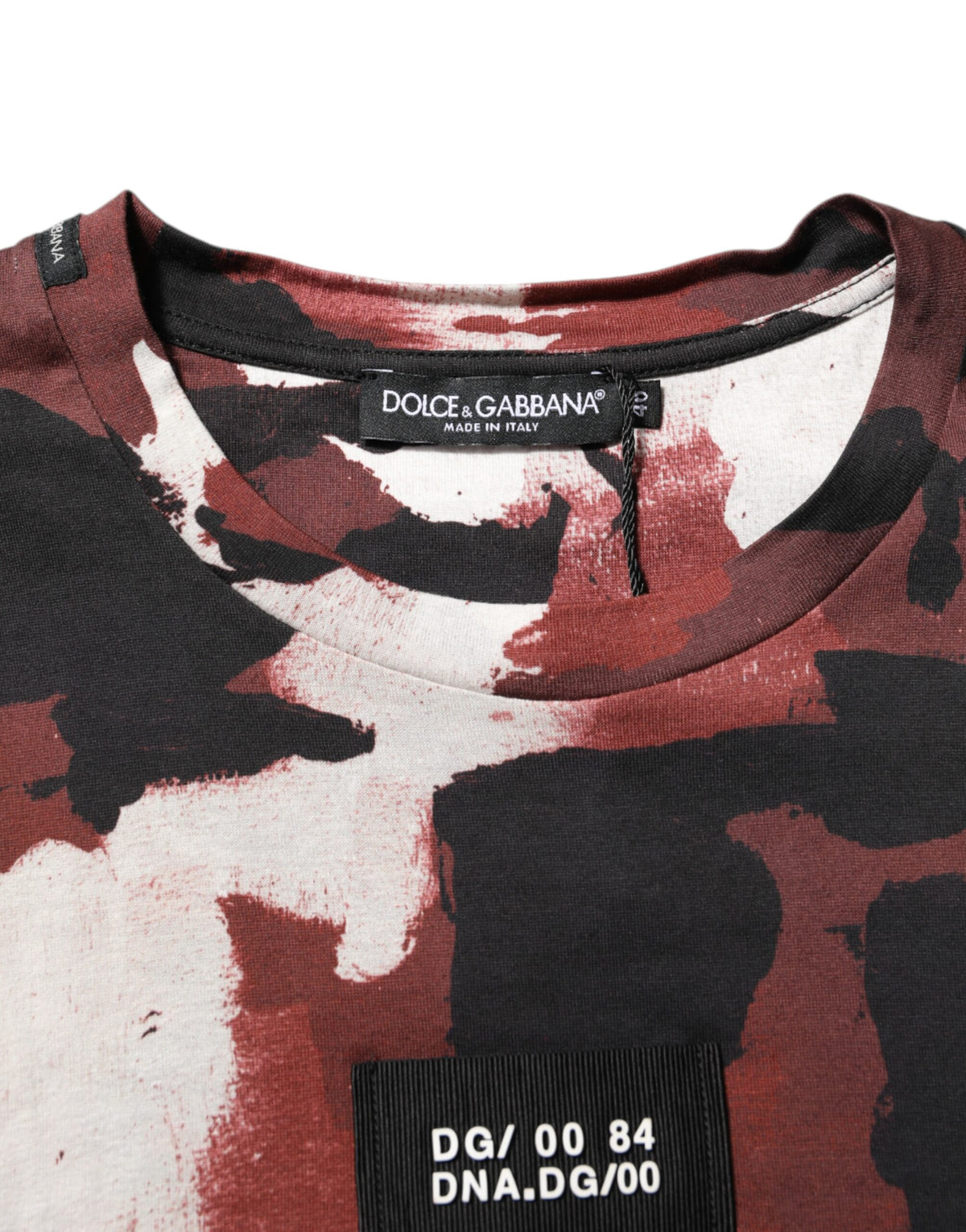 Multicolor Camouflage Men Crew Neck T-shirt