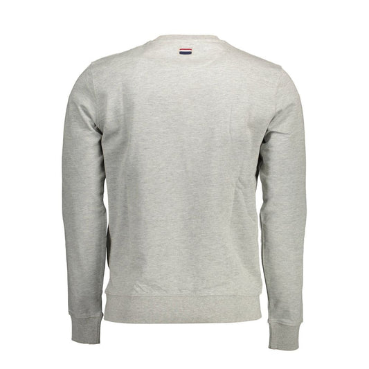 Gray Cotton Men's Sweatshirt