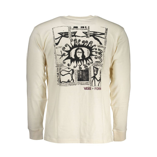 White Cotton Men's T-Shirt