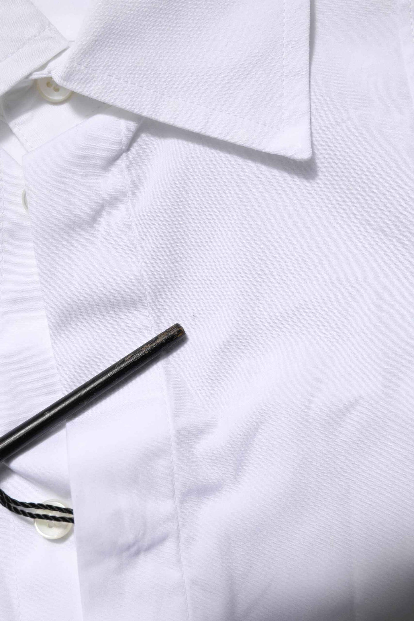 White Poplin Cotton Formal Men Dress Shirt