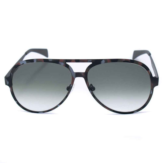 Brown Metal Sunglasses