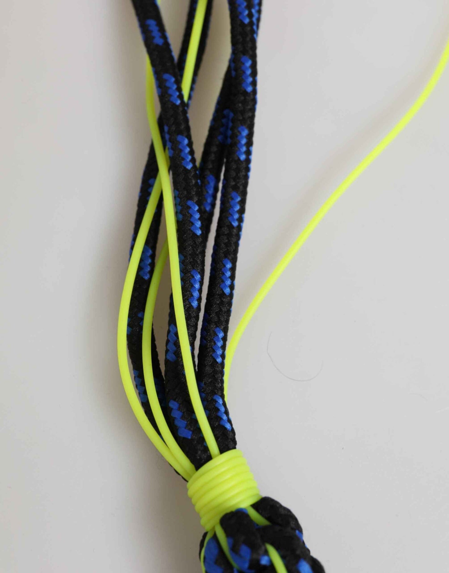 Multicolor Polyester Tape String DG Logo Keychain Keyring