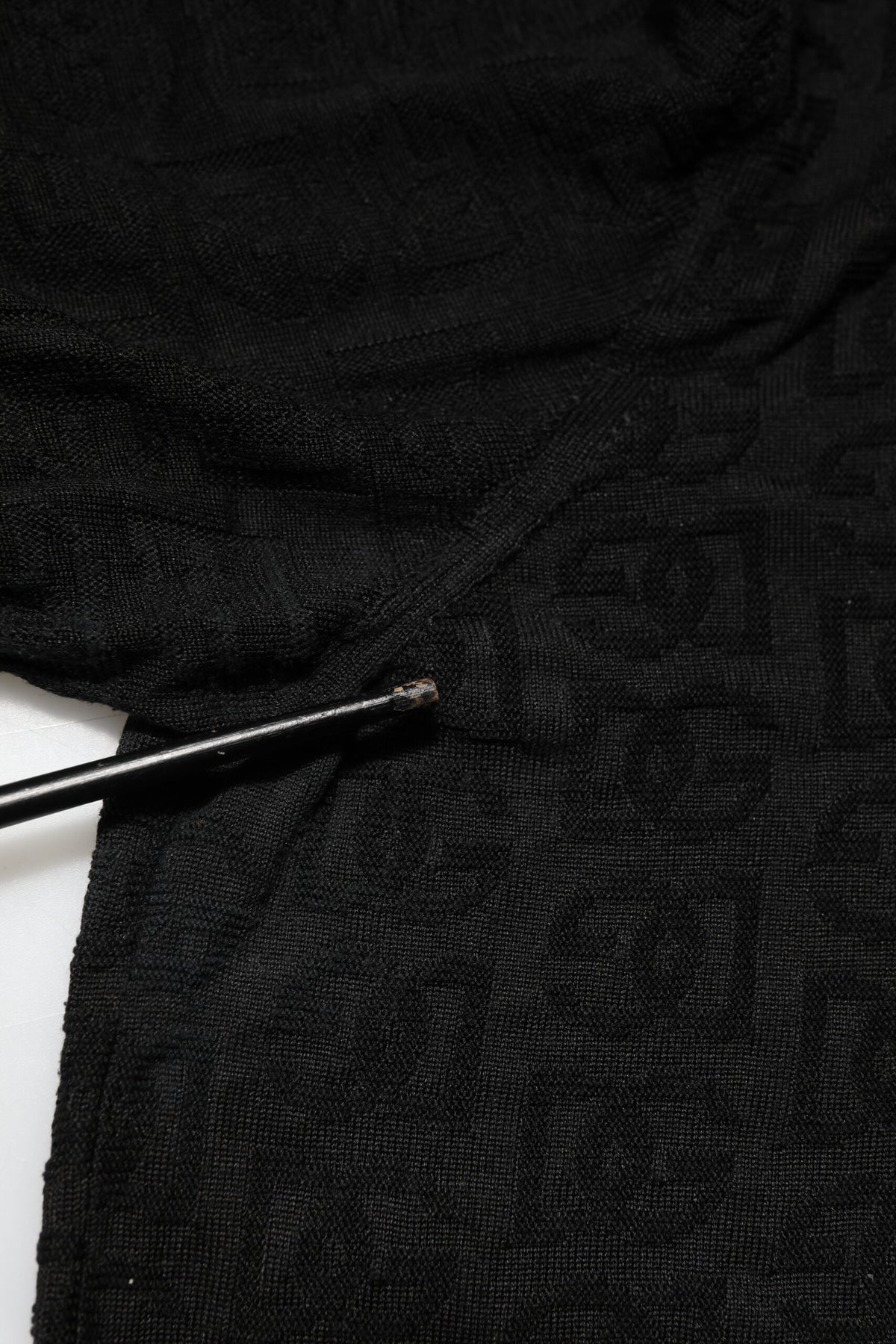 Black Silk Jacquard DG Polo Shirt T-shirt