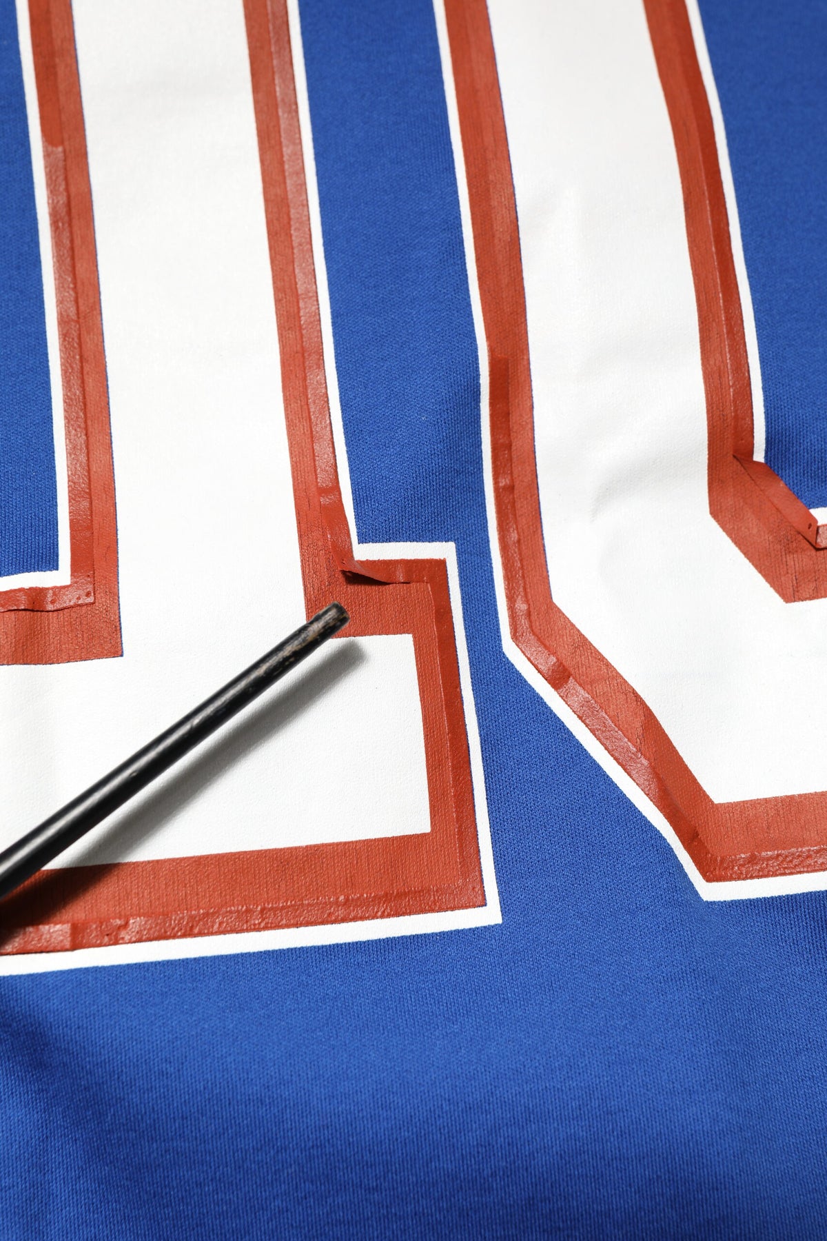 Blue Cotton DG Logo Mesh Jersey T-shirt