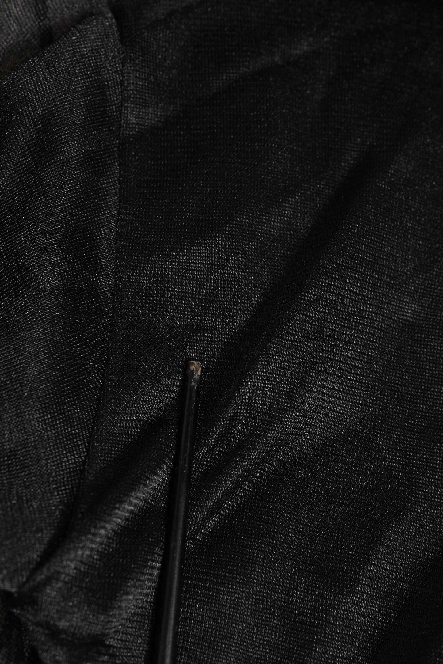 Black Logo Polyester CrewNeck Sweatshirt Sweater