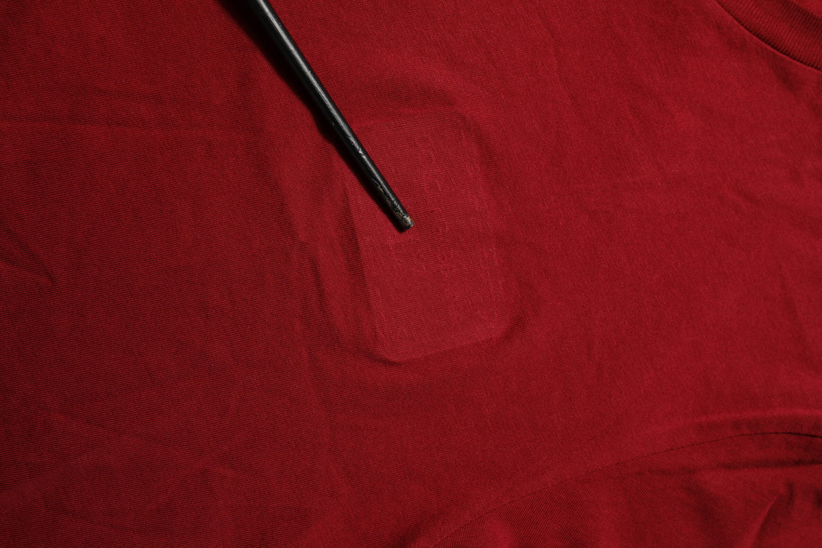 Maroon Logo Crew Neck Short Sleeve T-shirt