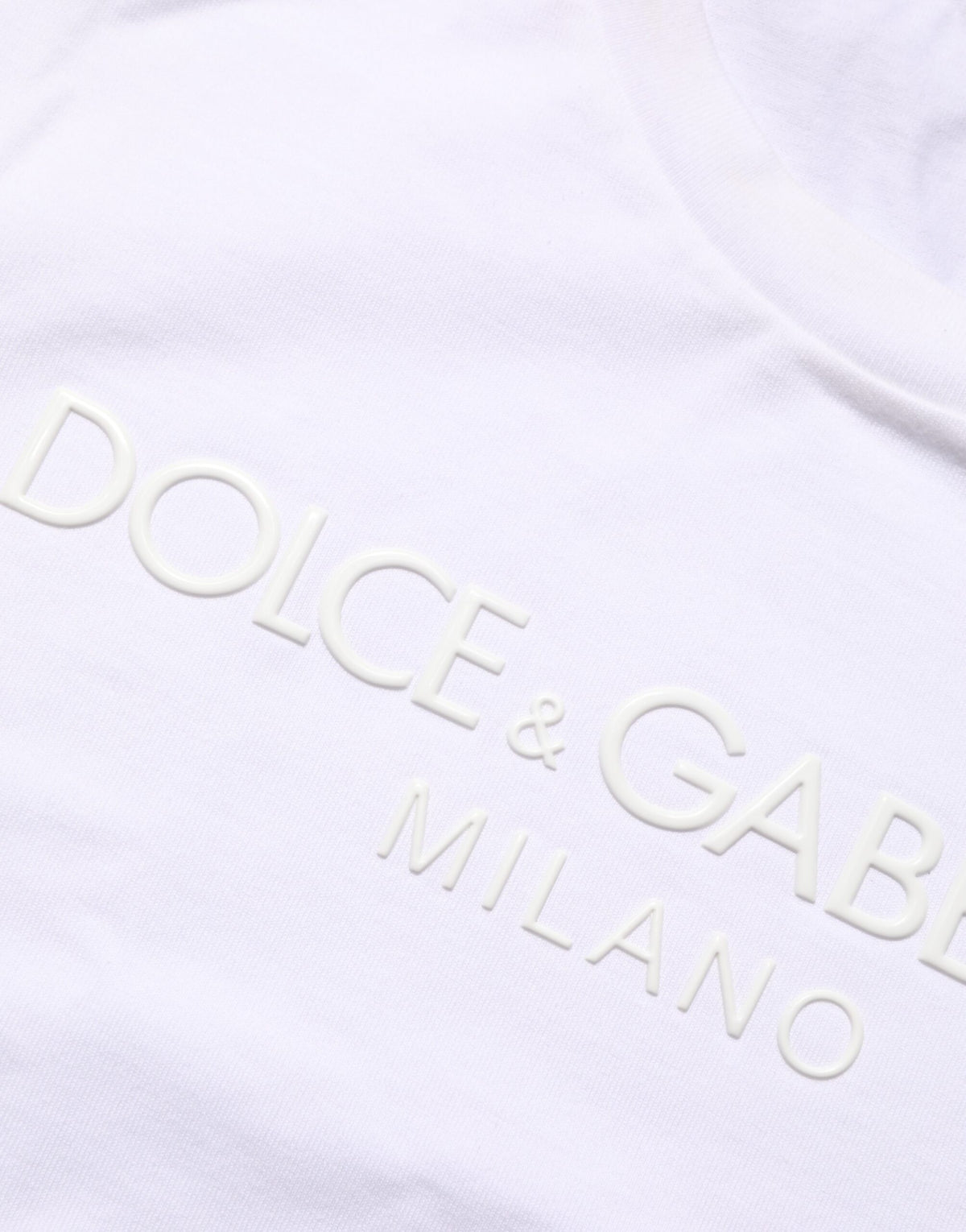 White Cotton Crew Neck Short Sleeves T-shirt