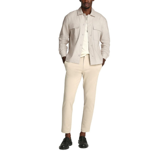 Beige Lyocell Coat