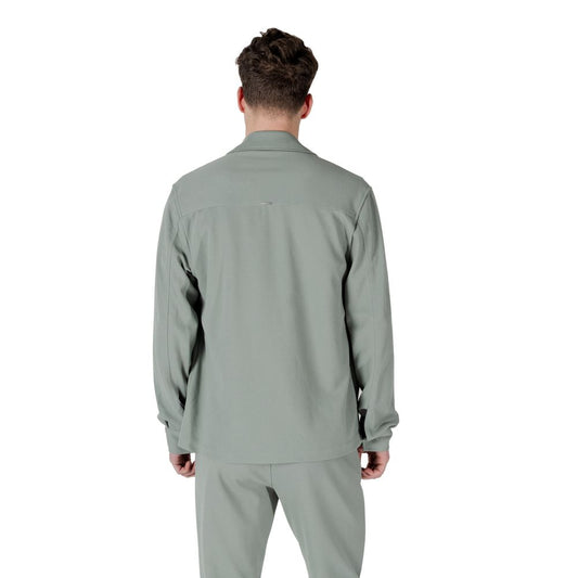 Bicolor Polyester Coat