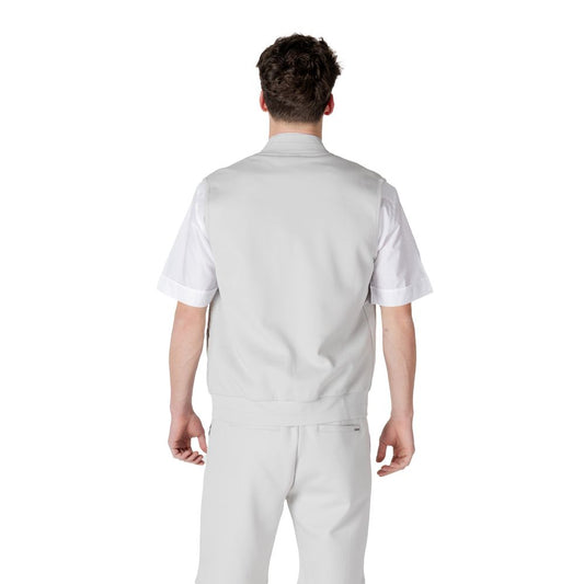 Gray Cotton Bomber