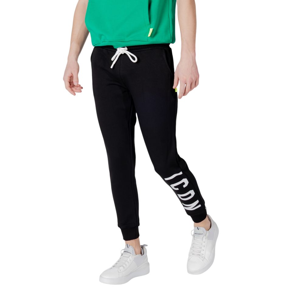 Black Cotton Joggers (Workout Pants)