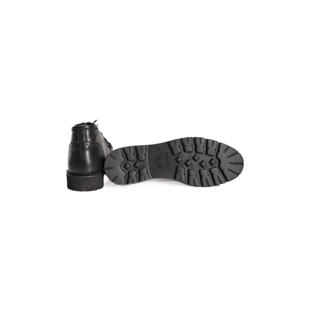 Black Calfskin Men Boot